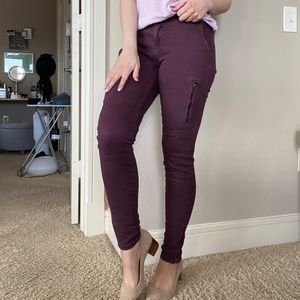 Banana Republic jeans with zipper accents